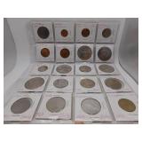 20 Assorted Foreign Coins- see pics for details