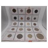 20 Assorted Foreign Coins- see pics for details