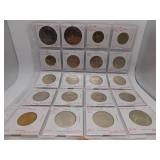20 Assorted Foreign Coins- see pics for details