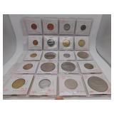 20 Assorted Foreign Coins- see pics for details