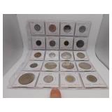 20 Assorted Foreign Coins- see pics for details