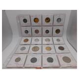 20 Assorted Foreign Coins- see pics for details