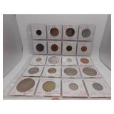 20 Assorted Foreign Coins- see pics for details