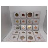 20 Assorted Foreign Coins- see pics for details