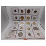 20 Assorted Foreign Coins- see pics for details