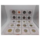 20 Assorted Foreign Coins- see pics for details