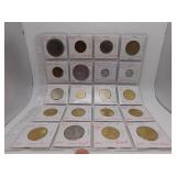 20 Assorted Foreign Coins- see pics for details