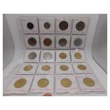 20 Assorted Foreign Coins- see pics for details