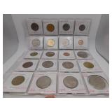 20 Assorted Foreign Coins- see pics for details