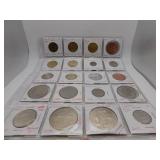 20 Assorted Foreign Coins- see pics for details