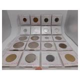 20 Assorted Foreign Coins- see pics for details