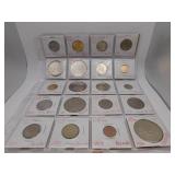 20 Assorted Foreign Coins- see pics for details