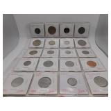 20 Assorted Foreign Coins- see pics for details