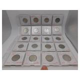 20 Assorted Foreign Coins- see pics for details