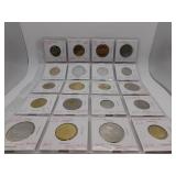 20 Assorted Foreign Coins- see pics for details