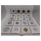 20 Assorted Foreign Coins- see pics for details