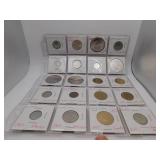 20 Assorted Foreign Coins- see pics for details