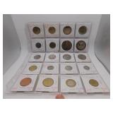 20 Assorted Foreign Coins- see pics for details