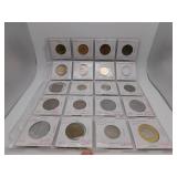 20 Assorted Foreign Coins- see pics for details