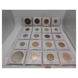 20 Assorted Foreign Coins- see pics for details