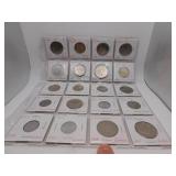 20 Assorted Foreign Coins- see pics for details