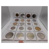 20 Assorted Collectible Tokens see pics for detail