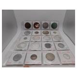 20 Assorted Collectible Tokens see pics for detail