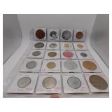 20 Assorted Collectible Tokens see pics for detail