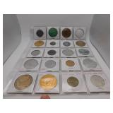 20 Assorted Collectible Tokens see pics for detail