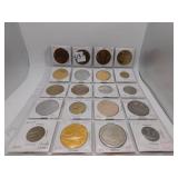 20 Assorted Collectible Tokens see pics for detail