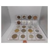 20 Assorted Collectible Tokens see pics for detail