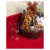 Wine and Gift Basket by Jumbo Foods