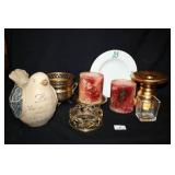 Candles, Decorative Bird; candle holders