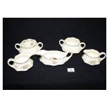 Homer Laughlin China Peces; 5 total