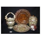 Matching Décor pottery-(Not for Food Use) 5 items