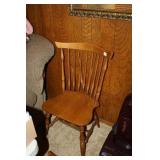 Wooden Dining Style Chiars with spindles (2)