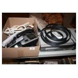 Sylvania VCR; V-Tech Cordless Phones; Power strips