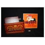 Bread Tin;Bible on Tape;Record"Music/Silent