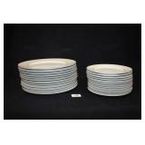 "Style House" Brocade Dinner and Salad Plates