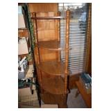 Corner Shelf with veneer Finish