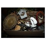 Home Décor odds and ends; "G" mat;Cherub; birds