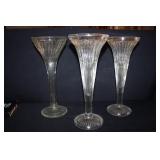 Drug Store Shelf Holders (Glass)(3); 12" tall-see