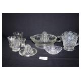 Glassware odds and ends; Toothpick Holder