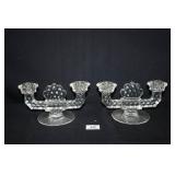 American Fostoria Double Candleabras