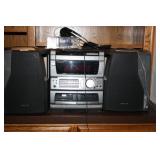 AIWA CD Changer, tape deck plus speakers and radio