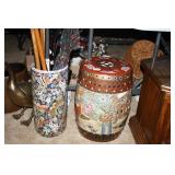 Aisian Inspired Plant Stand; Umbrella/Cane Holder