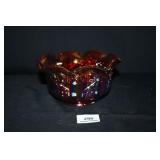 Red Bowl with Irridecent finish