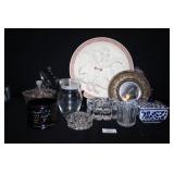 Home Décor Odds and Ends; Angel Plate; Votives