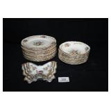 Floral Dishes-HomerLaughlin+Butterfly nesting dish