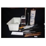 Pasta Canister; Paper towel holder;Utensils;knives